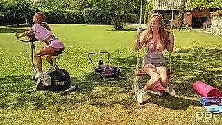 Uncensored Cut Watch Danielle Maye and Loulou Petite workout & masturbate Together — | eurogirls | melts away inhibition