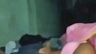 Online Now Spreading the beautiful girl's pussy, giving her a cock to suck until the cum filled her mouth, then still pushing the cock into her clitoris, fucking her pussy with loud moans, making her extremely aroused, she masturbated twice and cummed a l