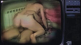 Back by Demand Bad signal on Television show a classic video tape — | 昔のテレビ エロ | pulls you deeper every second
