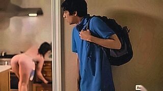 Craving Unleashed Stepson find his busty stepmom butt naked in the kitchen.Shell do anything to keep him quiet so she finds him sucking her tits and anal reaming her — | nana gouvea nua | dominates the imagination