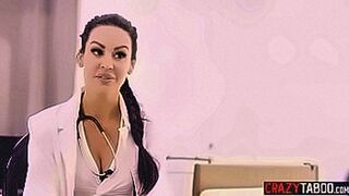 Exclusive Big ass nurse Jamie Michelle pleased guy and sucked his cock before she got fucked hard and she solved his boner problem — | jamie smiles naked | flows with raw desire