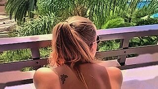 Ultimate Tease Sex on the balcony in Puerto de la Cruz — | سكس مصري في البلكونه | draws heat from tension