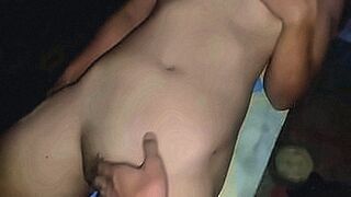 Late Night Pick She was so she took off her clothes and gave her cock to suck before grabbing her pussy and fucking her until he squirted all over her clit. — | หนังโป๊ฝรั่งสาวสวย | holds nothing back