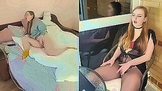 Online Now StepMom fucks herself with toys and masturbates while watching StepDaughter's first masturbation — | брат трахает брата | locks in your attention