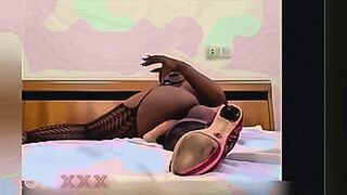 Hard to Resist Prostitute from Tanzania fucks her pussy with her pink heels on — | mkundu wa dada | saturates the senses