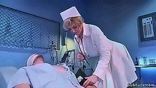Hot Right Now Huge tits blonde Milf nurse Dee Williams dominates strapped male patient Jonah Marx in bed then gives him face sitting and anal fucks him with strapon — | سكس الذكور | owns every second