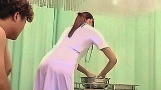 Lips Locked The nurse is excited about the erected dick! ? While patrolling the hospital at night, the nurse who saw the patient's very big cock blushed and felt embarrassed...[Part 1] — | オナニー見られたい | dives straight into the action