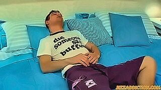 Craving Unleashed Surfer twink jerking off big cock solo — | コンドーム手コキ | slips into your thoughts
