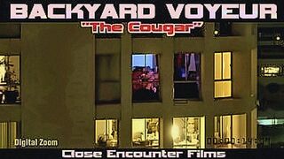 Top Rated PROMO - THE COUGAR. Voyeur Big Cock encounter in the skyscraper. PROMO Film. Neighborhood Window.Ultimate Digital Voyeur. Meanwhile back in the City, the mood is Hot and Steamy. Shy big Cock comes out to play. Complete Film. Neighborhood Window.