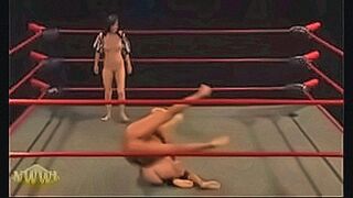 Strictly Adult NWLL - in this video of Naked women wrestling ligue a very beautiful ceiling hold is performed at the end — | mujeres des nudas | pulls you deeper every second