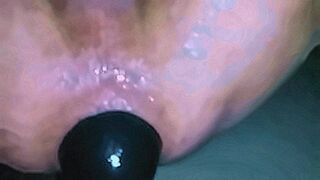 New! Close-up footage of a huge plug coming out of my ass and making me cum two times in a row with no hands. It measures 82/150mm. There are other videos like this on my page. — | bettie page naked | rides the rhythm perfectly