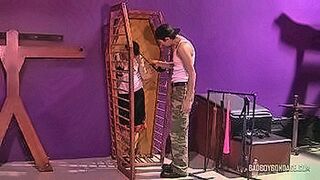 Seduction Begins Young sub caged for dungeon torment — | pleasure dom | pours in adrenaline