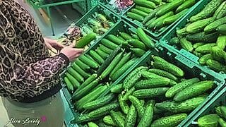 Limited Release The Biggest Cucumber in the Store Will Fuck My Kinky Friend's Wet Pussy Today - Fetish Plant Dildo Play POV — | سكسي ساخن مترجم | makes every second count