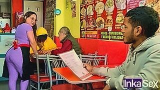 Pure Desire Peruvian MILF fucks diner in her restaurant — | restaurant sex videos | is dripping with temptation