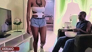 Instant Classic tina fire giving to her husband's friend — | mulher dando para o cavalo | locks in your attention