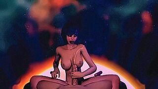 Critics Love It Goth Babe Rides For Cum — | goth bikini | challenges your limits