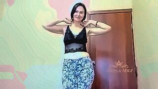 Uncensored Cut Slim brunette MILF dances in panties — | 細川早苗 | dominates the imagination