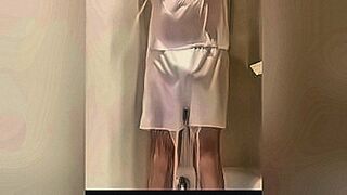 Top Rated Man strips from wet tee shirt and white boxers and masturbates in the shower — | angela white shower | dominates the imagination