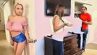 Peak Sensation Horny teen with huge tits sucking her stepdad's penis — | سكايلر فوكس | grips and won’t let go