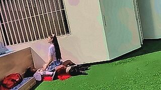 Red-Hot Premiere Young schoolboys have sex on the school terrace and are caught on a security camera. — | bokep budak | goes where others won’t