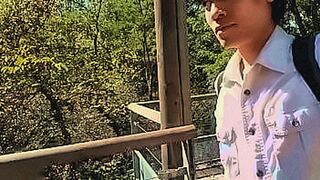 Hot Right Now Oh yeah, sexy twink like to walk bare feet outdoor, in water, on plants, on wood, on soil | Vid for Boy Feet Lovers — | หนังโป๊แอบ | sinks in perfectly