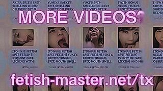 Private Pleasure Japanese Asian Tongue Spit Fetish — | 舌出しフェラ | knows how to finish strong