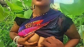 Just Dropped Desi Bhabhi in the jungle- The fire of youth hidden behind the trees! — | chut ke parkar | challenges your limits