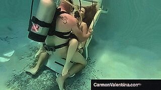 You Need to See This Almost Mermaid, Carmen Valentina, blows & bangs a lucky cock, while underwater, taking in air with scuba gear! Full Video & Carmen Live @ CarmenValentina.com! — | nude scuba diving | keeps your pulse racing