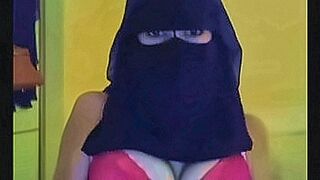 Fresh Release Sexy Saudi Arabian girl twerking with veil on — | سكس عربي مصري مقيم بالسعودية | floods the screen with tension