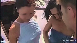 Online Now Within minutes of sailing on the boat Charlotte and Julia Crow get filled with lust and thoughts of double penetration. — | naked sailing | knows exactly where to go