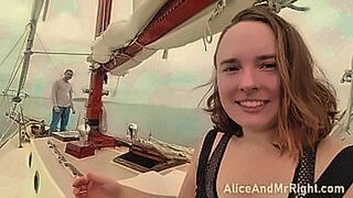 Strictly Adult Girlfriend Blows, Fucks, and Gives a Prostate Massage to her Boyfriend on a Boat — | naked sailing | holds you in suspense