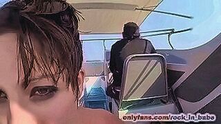 Only Here Getting fucked on a boat and cumwalking in front of the captain — | naked sailing | builds pressure like art