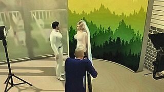 You Need to See This Beautiful Newlywed Woman In Wedding Dress Fucked in Photo Shoot Next to Her Cuckold Husband Netorare Wife Transforms into a Whore — | calcinha puta de corno | pulls no punches