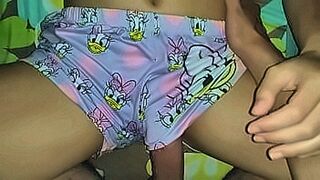 Featured Title Stepsister's Virgin Pussy Gets Fucked With Panties On. The whore tells me my love while I fuck her, real homemade video — | calcinha puta de corno | goes full intensity