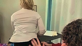 Craving Unleashed Boss fucks secretary on the desk in the pussy and the ass — | نيك ايرانيات | floods the screen with tension