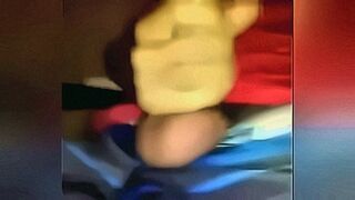 Now Streaming young boy enjoying blue shorts — | coochie cutter shorts | strips away all control
