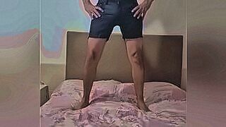 Trending Now Passive Riding in Shorts, Wife's Panties — | coochie cutter shorts | isn't afraid to go further