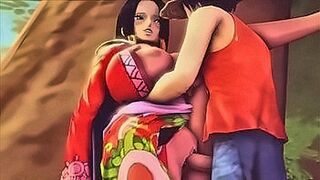 Must Watch One Piece of fine Ass Compilation with sound — | ลูฟี่เย็ดแฮนค็อก | is built for desire