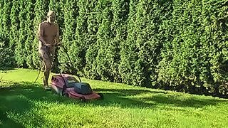 Now Streaming Naked mowing — | cinthia pelada | takes control and doesn't hold back