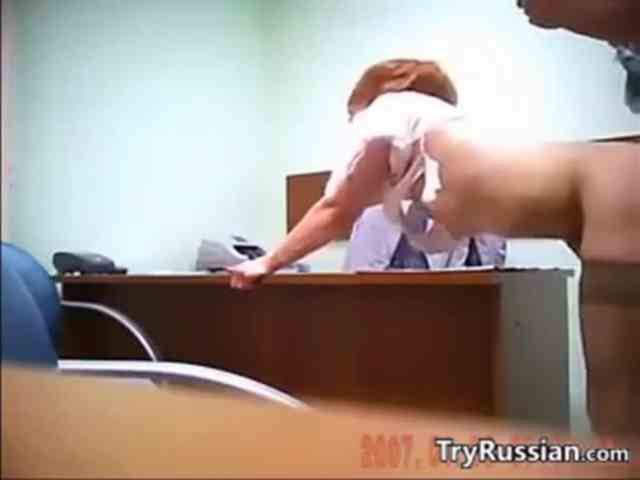 Porn russian free hidden in the office
