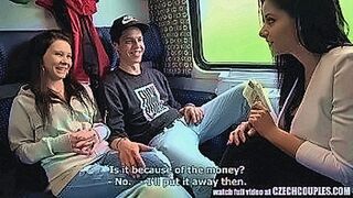 Critics Love It TWO COUPLES, ONE FOURSOME SEX ON A PUBLIC TRAIN Alex Black — | سكس في الشوارع | knows how to tease and please