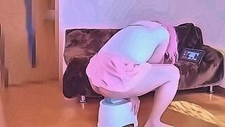 Ultimate Tease Kotchan dressed up in a pink sailor-like romper and tried anal masuterbation with a dildo. A lot of cum came out. — | หนังโป็หมอนวด | goes beyond expectations
