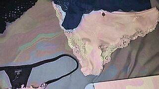 Pure Desire My friend lent me her favorite thong and all her panties to masturbate until I cum — | karen canelon desnuda | caresses the edge