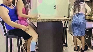 Can't Be Missed My Beautiful Stepdaughter Wearing a Short Skirt I Take the opportunity to Sit Her on my Legs While She Plays in Front of her Mommy — | هدير الهادي سكس | saturates the senses