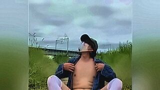 Trending Now Transvestite Mayu-chan wears a shirt naked by the railroad tracks and spreads her legs — | bruluccas nua | takes control and doesn't hold back