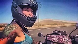 Hard to Resist side boob moto chick felicity rides bike — | marianny garcia nude | hits all the right spots