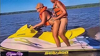 Explosive Drop estertigresavip has sex in the river on top of the water bike — | marianny garcia nude | takes pleasure to the next level