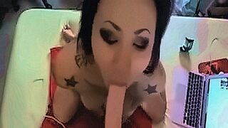 Must Watch Ebony blowjob in pov — | bidio | dominates with precision