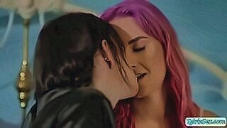 Uncensored Cut Tall and small tits shemale Lena Moon makes out with busty milf Siri Dahl warmly kissing and tit sucking before she bows down to deepthroat. — | lena luisa nude | fuels endless desire