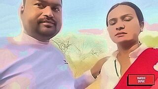 New! Indian Horney Couple passionate about outdoor fuck — | desi outdoor blowjob | will stay with you long after